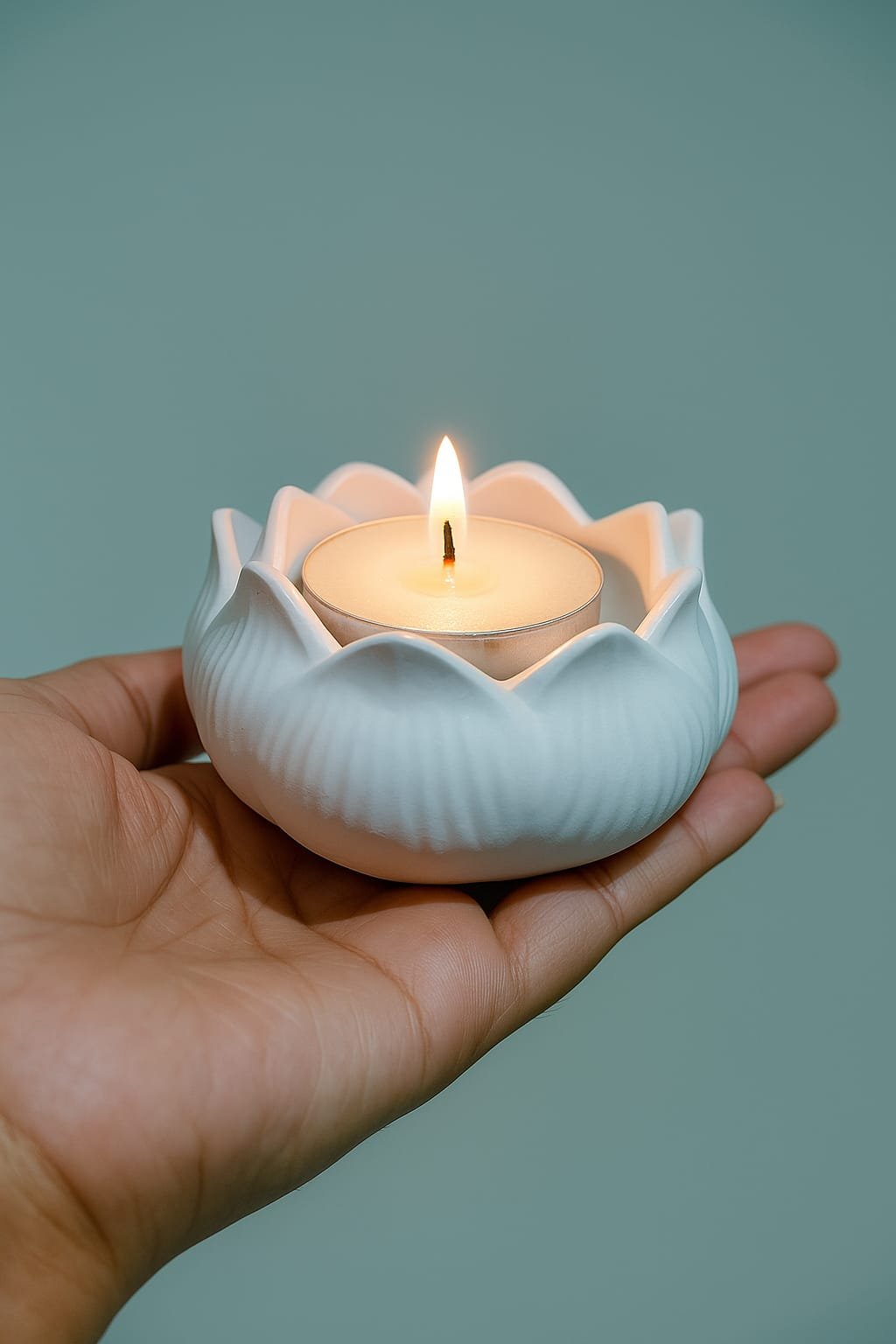 Lotus Glow Tealight Holder