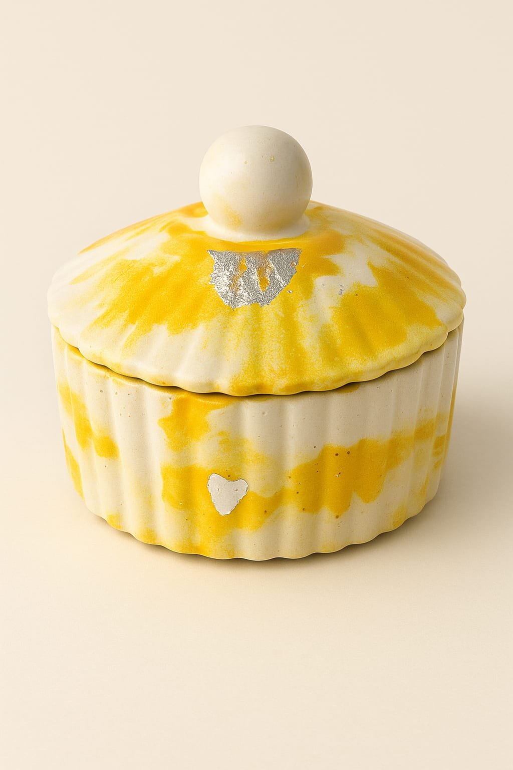 Golden Bloom Keepsake Jar