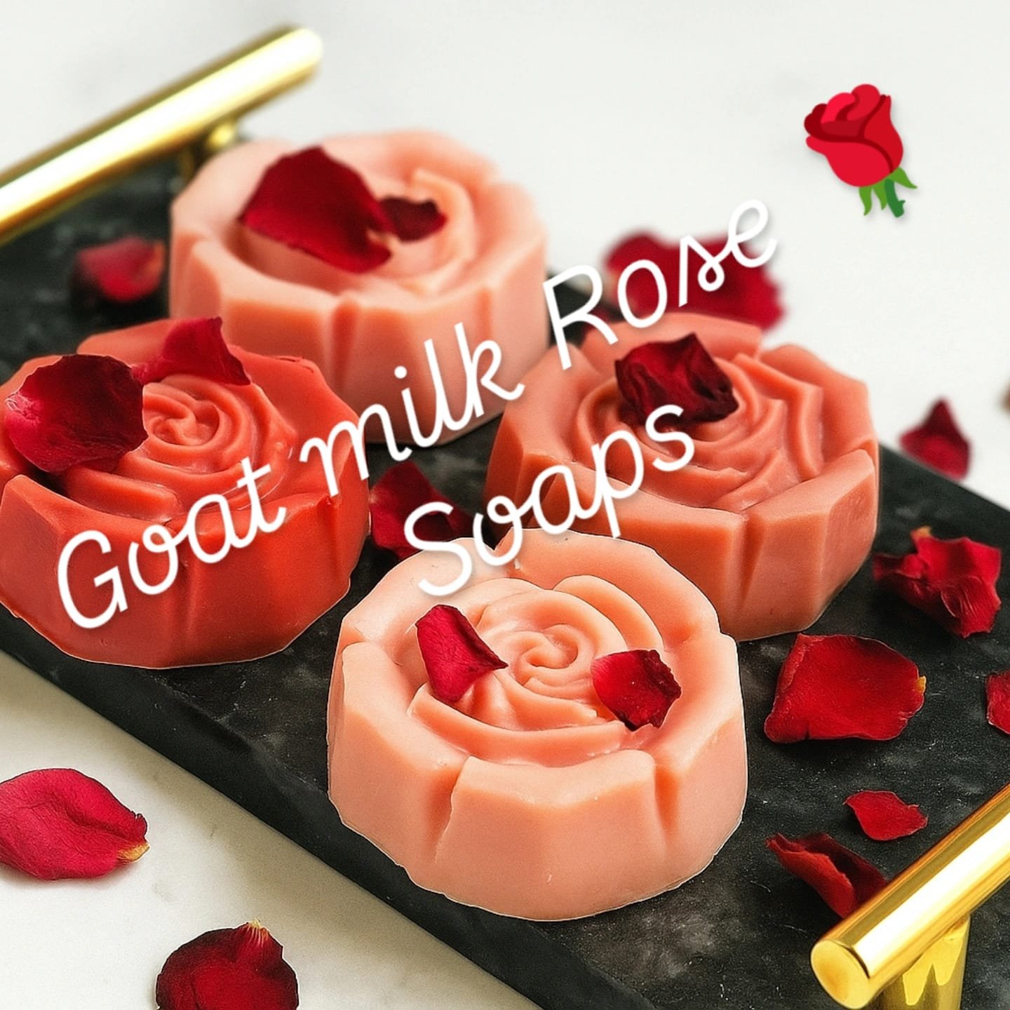 Goat Milk Rose Soap (Wt: 100 gm)