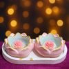 Lotus Diya with Trinket Tray